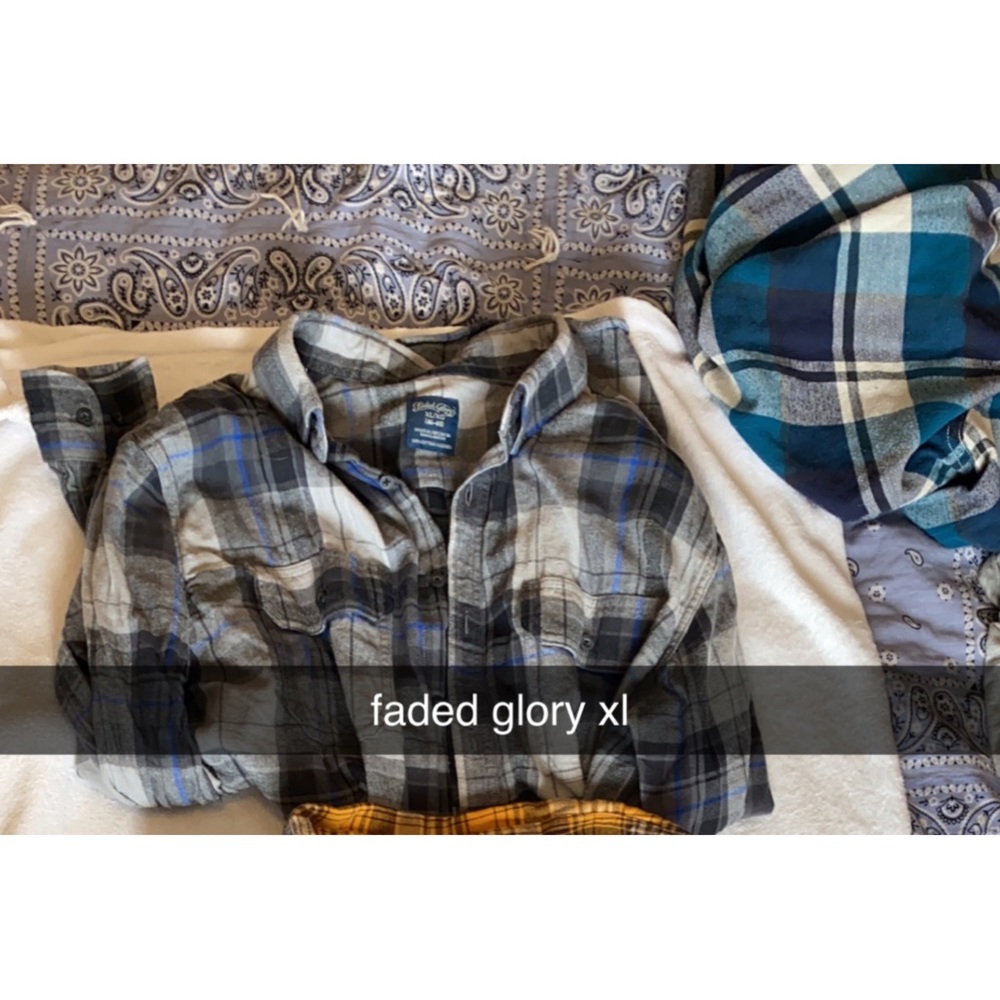 faded glory flannel